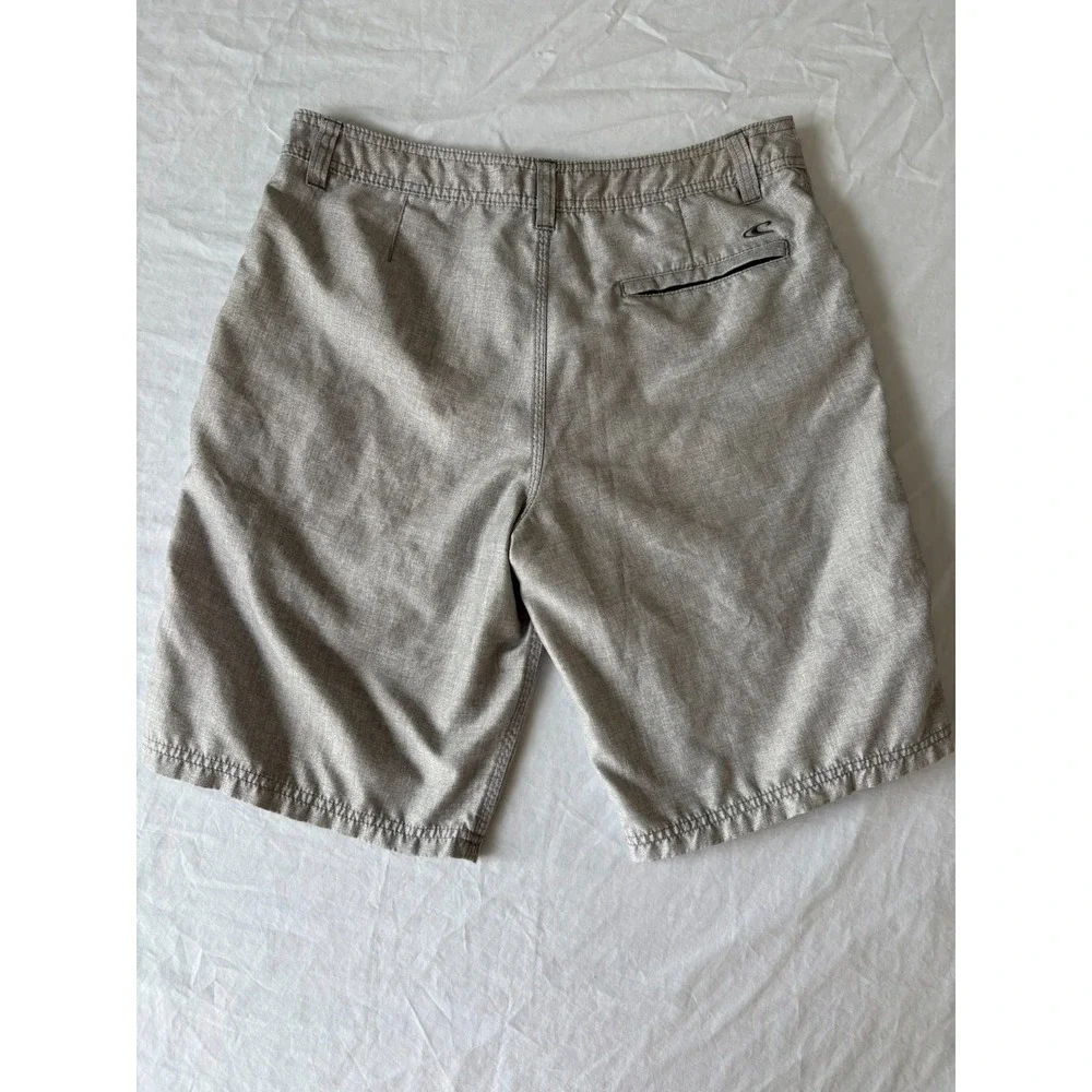 O'Neill Mens‎ Gray Lightweight Summer Essentials Hybrid Chino Shorts Size 32
